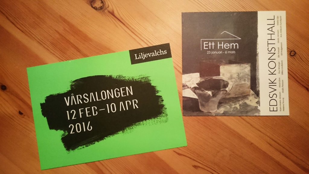Utställningar vårvinter 2016